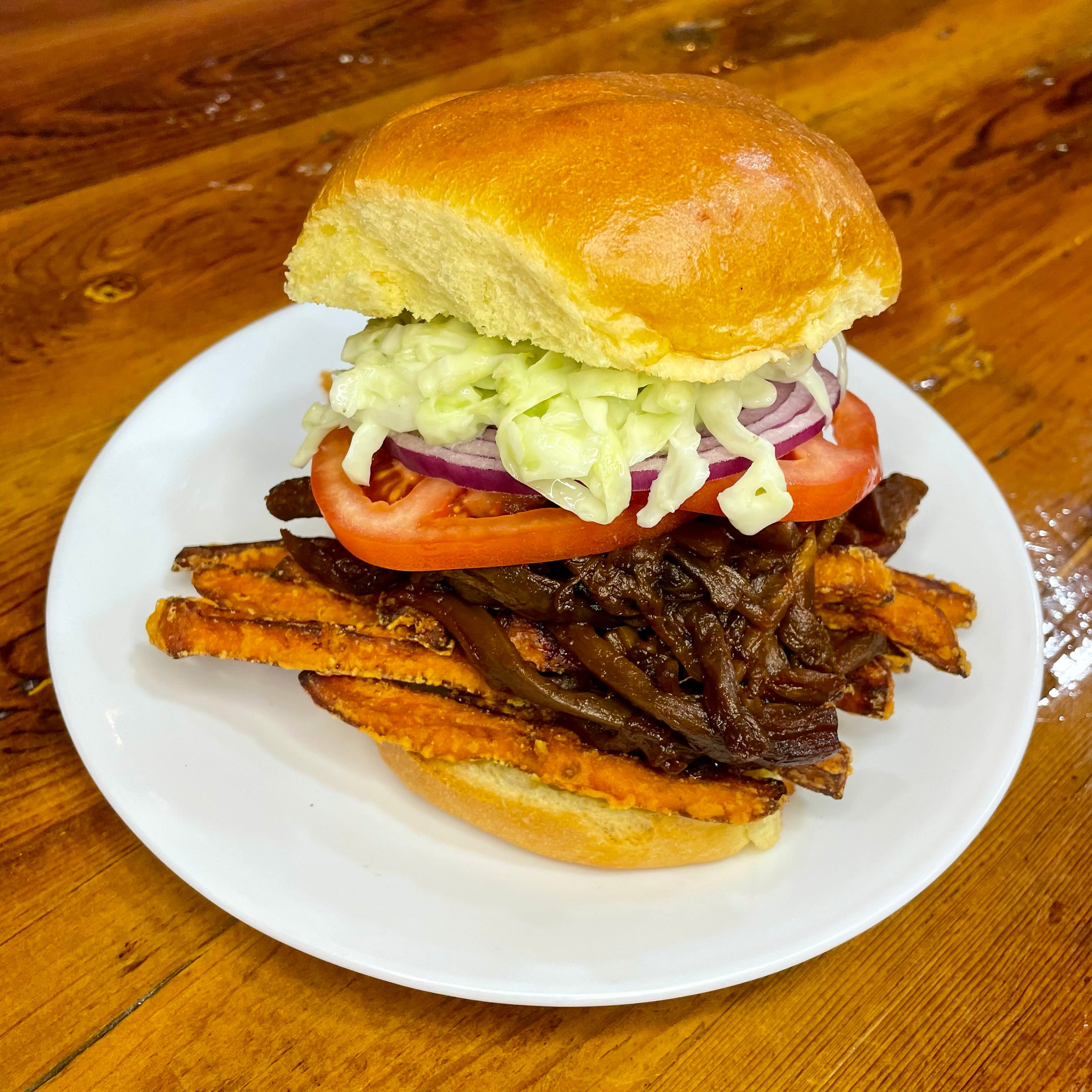 Vegan Pulled Portobello.