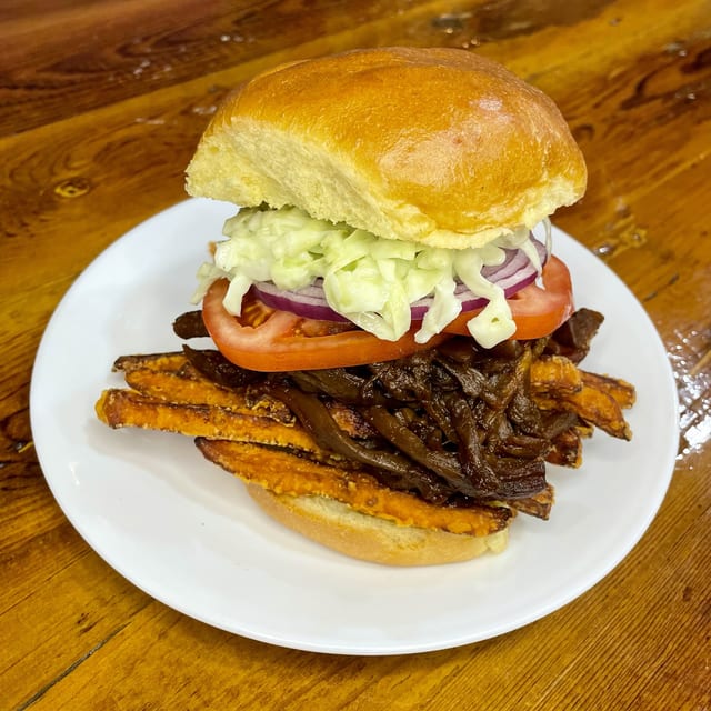 Vegan Pulled Portobello.