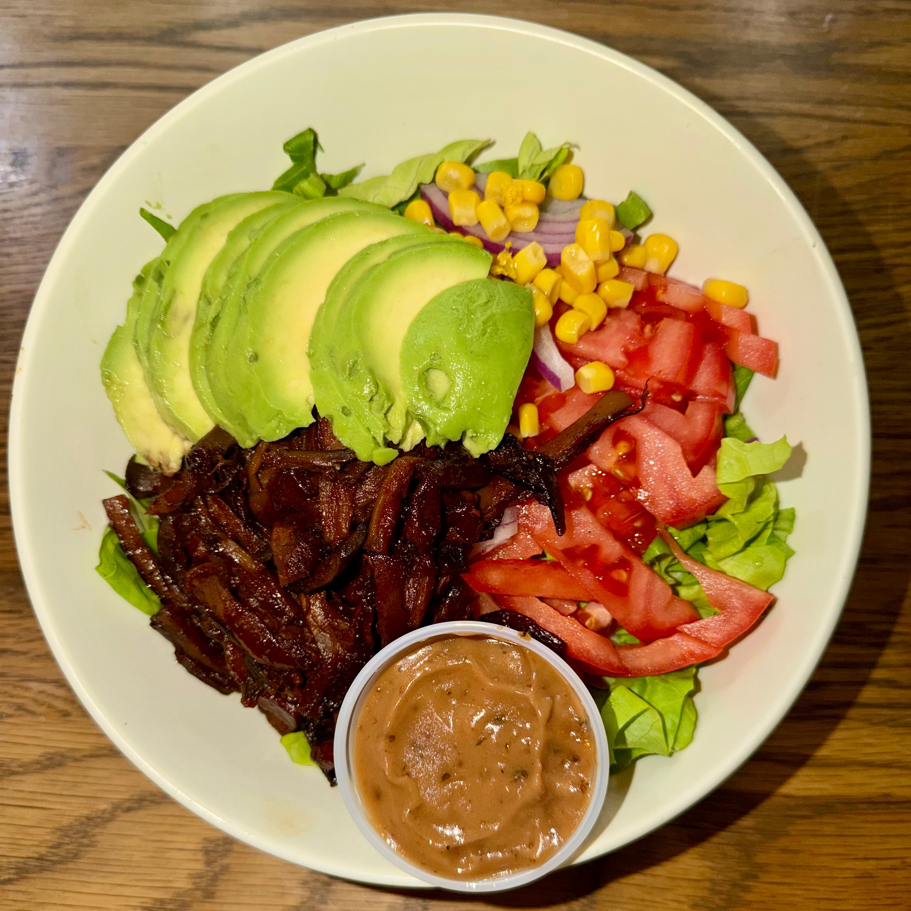 Pulled Portobello Salad.