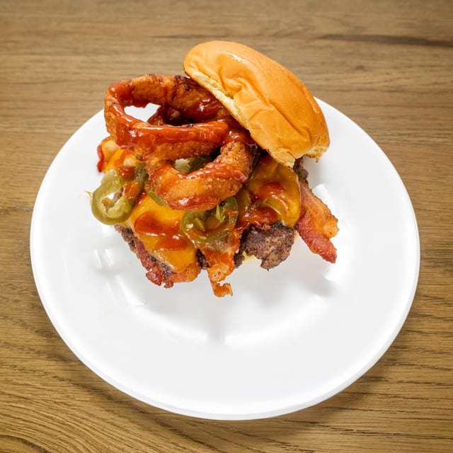 Spicy Cowboy Burger.