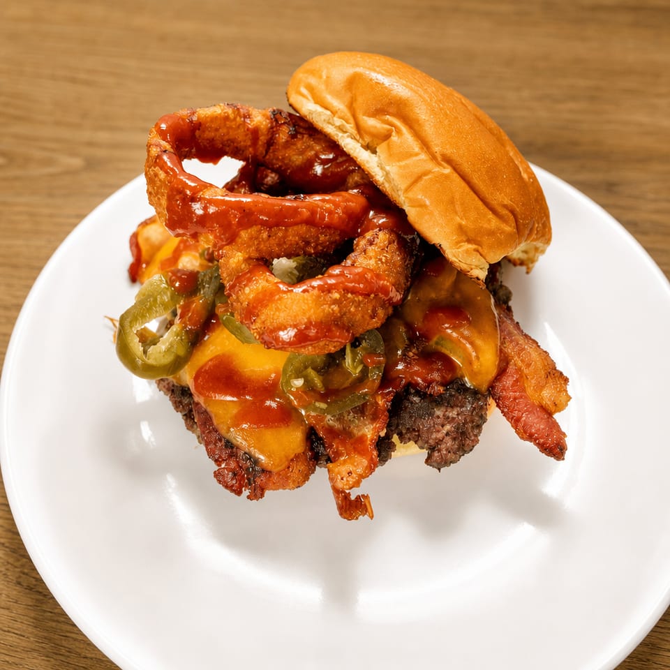 Spicy Cowboy Burger.