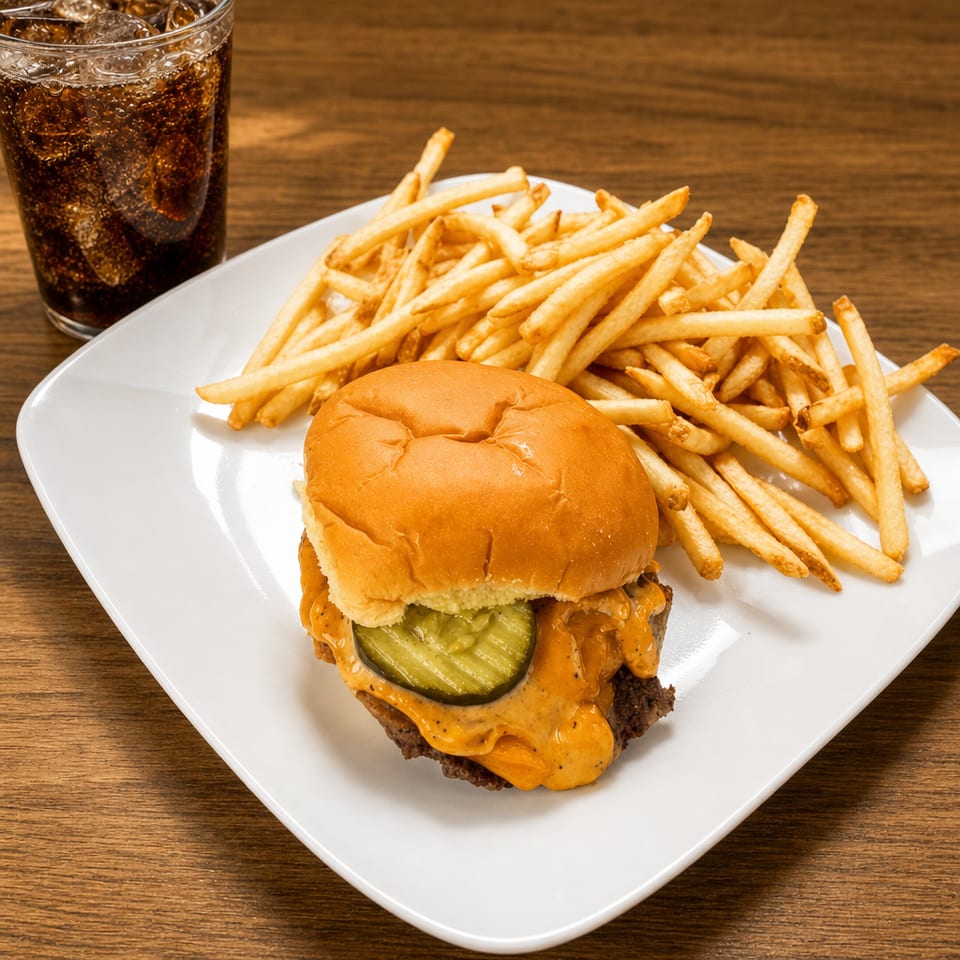 Lunch Combo Build Your Own Burger.