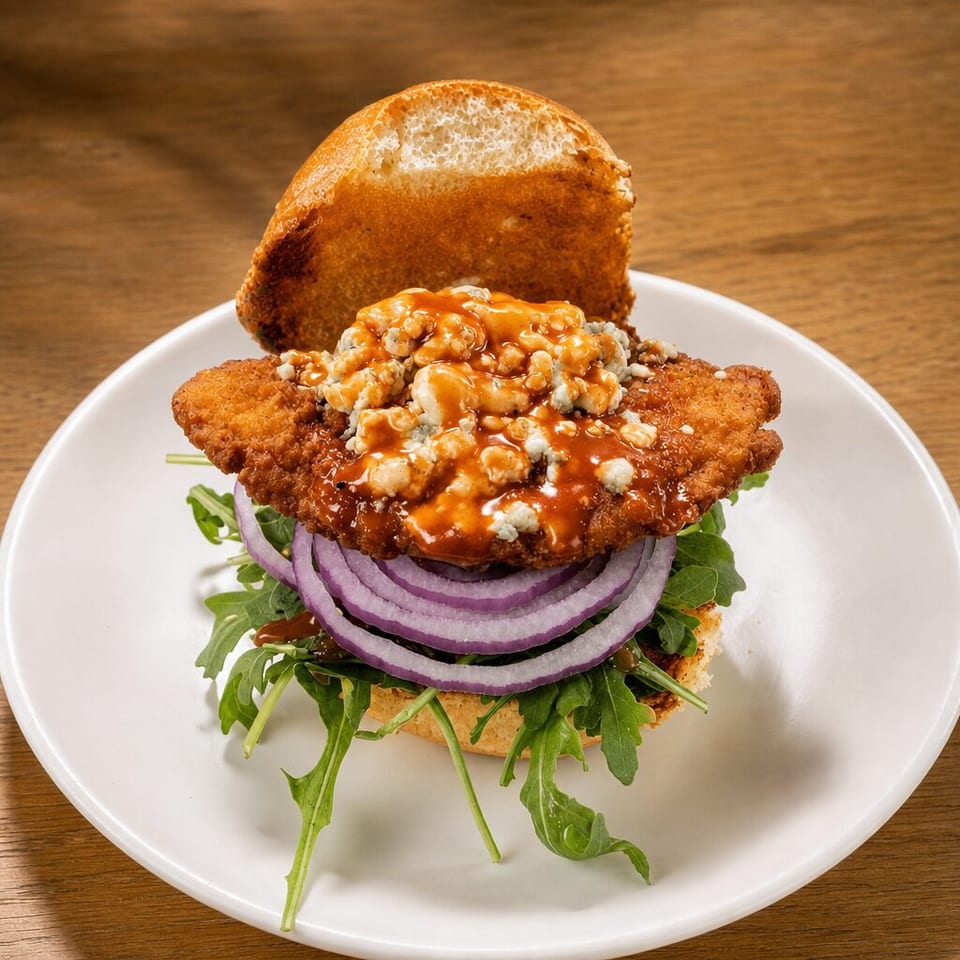 Buffalo Chicken And Bleu Cheese.