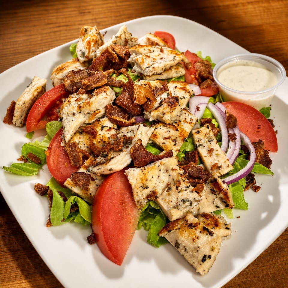 Bacon Chicken Ranch Salad.