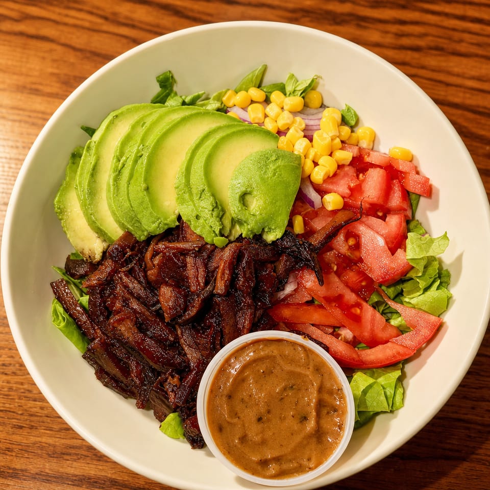 Pulled Portobello Salad.